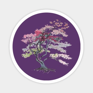 Japanese Cherry Tree Magnet